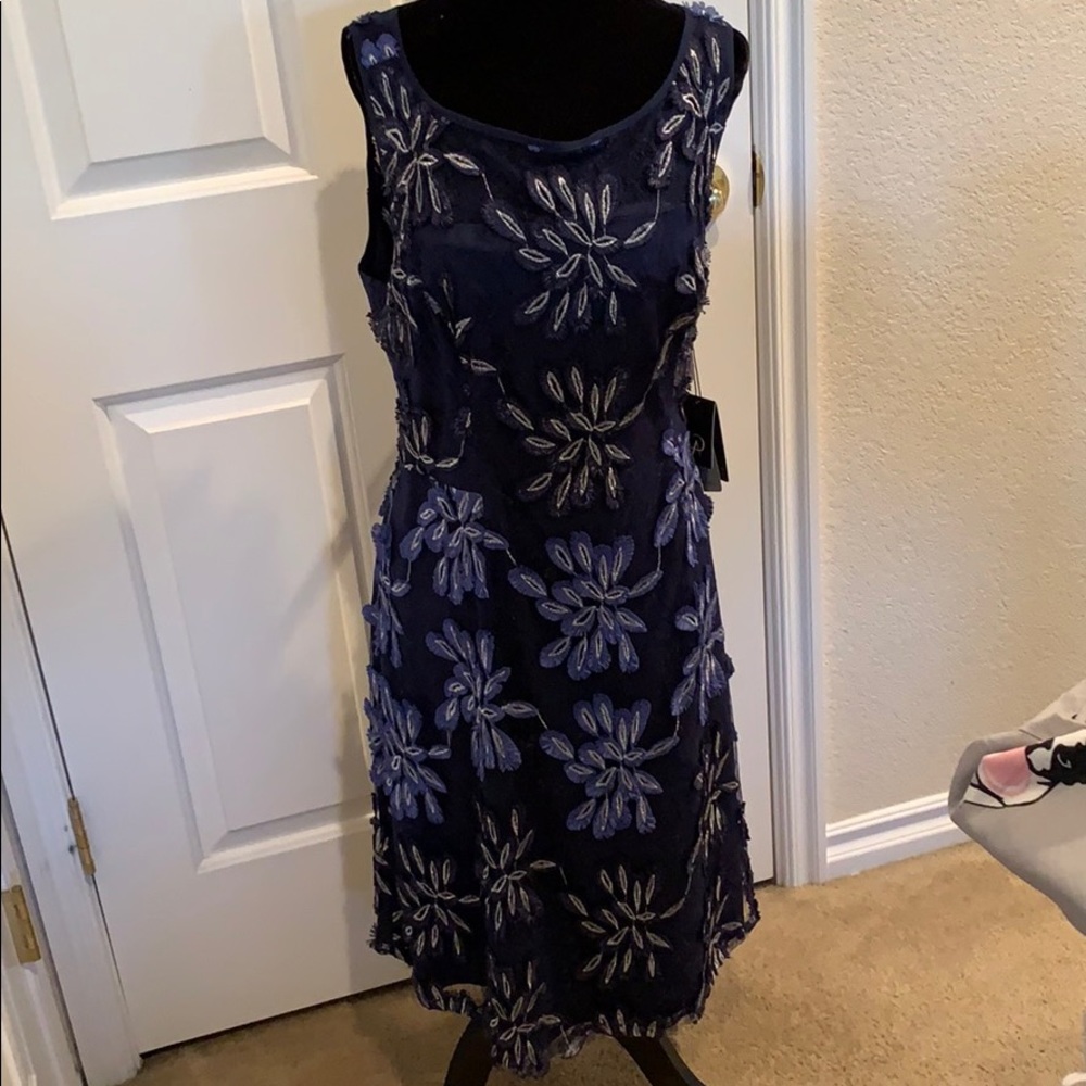 GORGEOUS ADRIANNA PAPELL SLEEVELESS DRESS